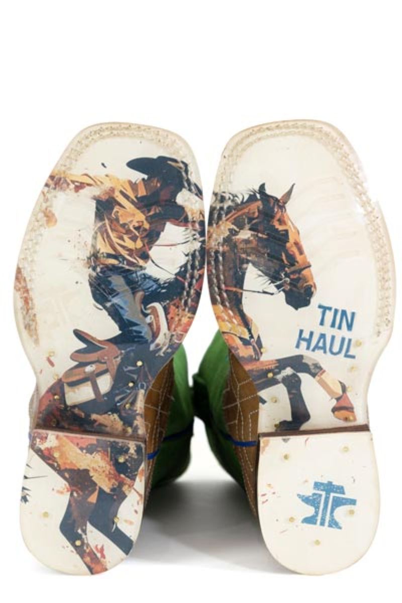 Tin Haul RIDE 'EM COWBOY SOLE Boots
