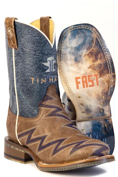 Tin Haul FlashBang Youth Cowboy Boot