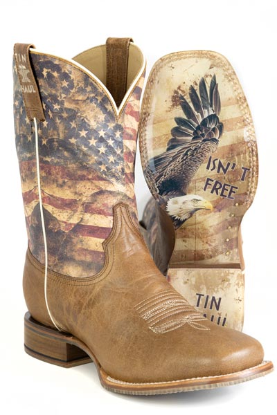 Men's Tin Haul "Stars & Stripes" Western Boot
