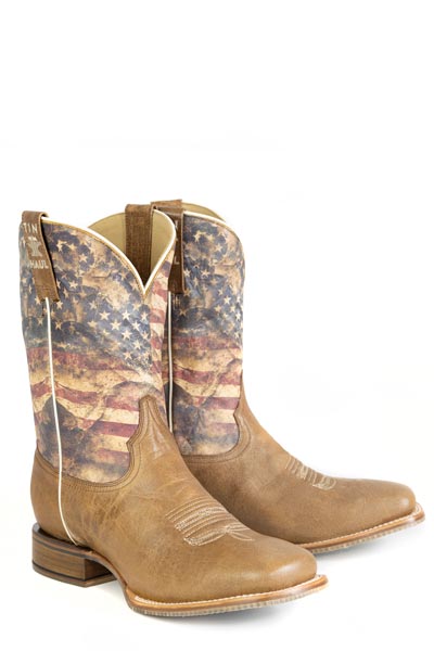 Men's Tin Haul "Stars & Stripes" Western Boot