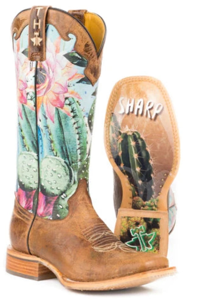 Women's Tin Haul 'Cactilicious' Cactus Cowboy Boots