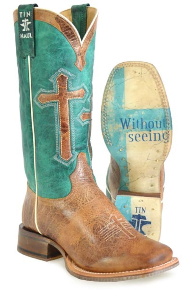 Tin Haul Crucifix / BLESSED ARE THOSE SOLE Women's Boots