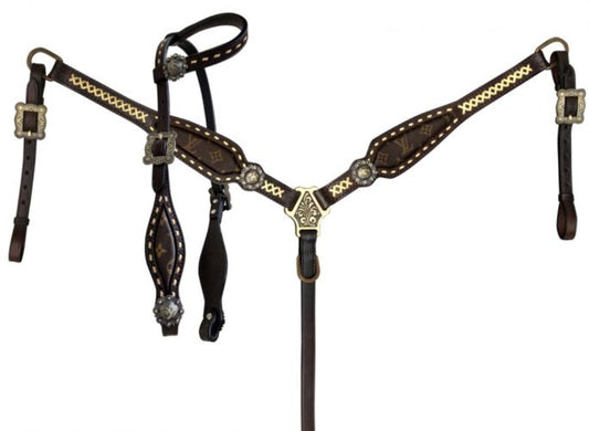 Klassy Cowgirl Louis Vuitton Bridle Set