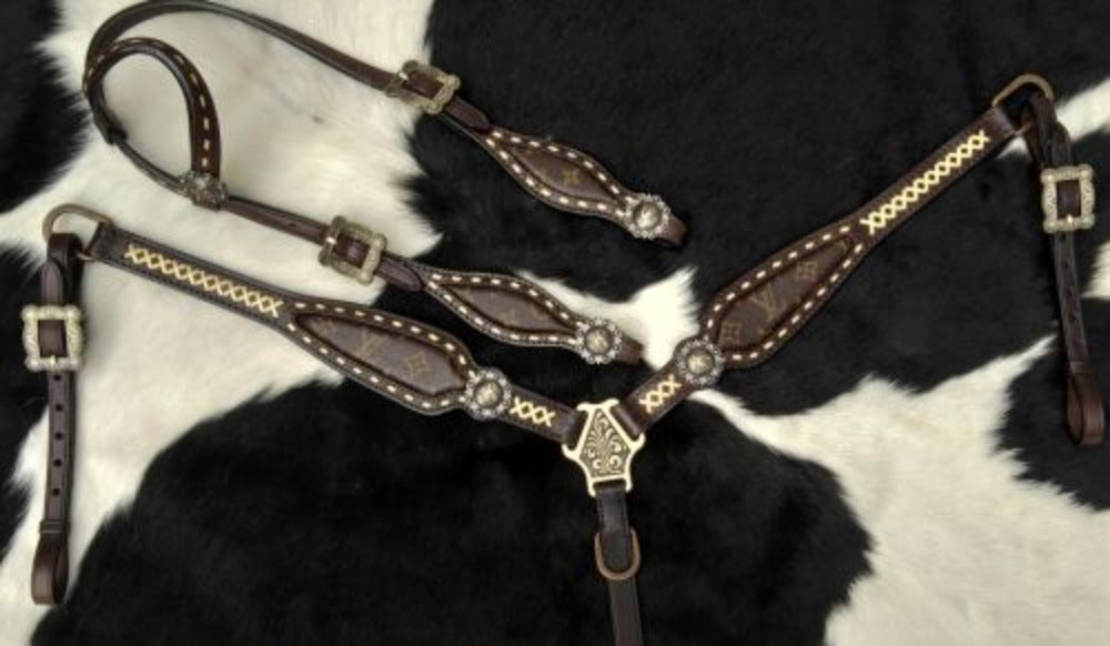 Klassy Cowgirl Headstall & Breast Collar Set