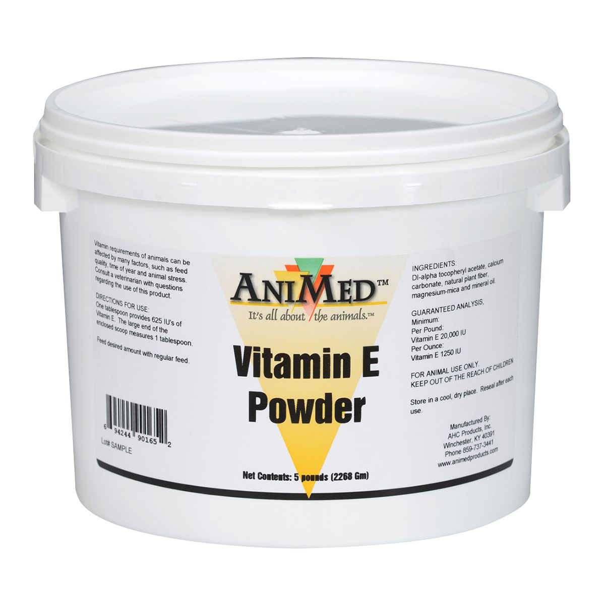 Vitamin E Powder for Horses, Size choice