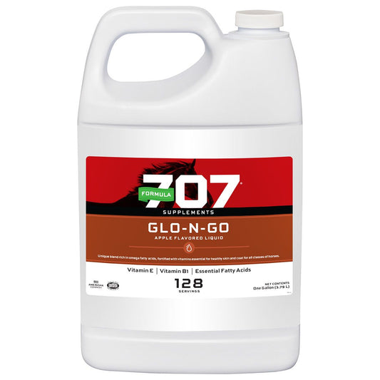Formula 707 Glo-N-Go Liquid Supplement for Horses Gallon
