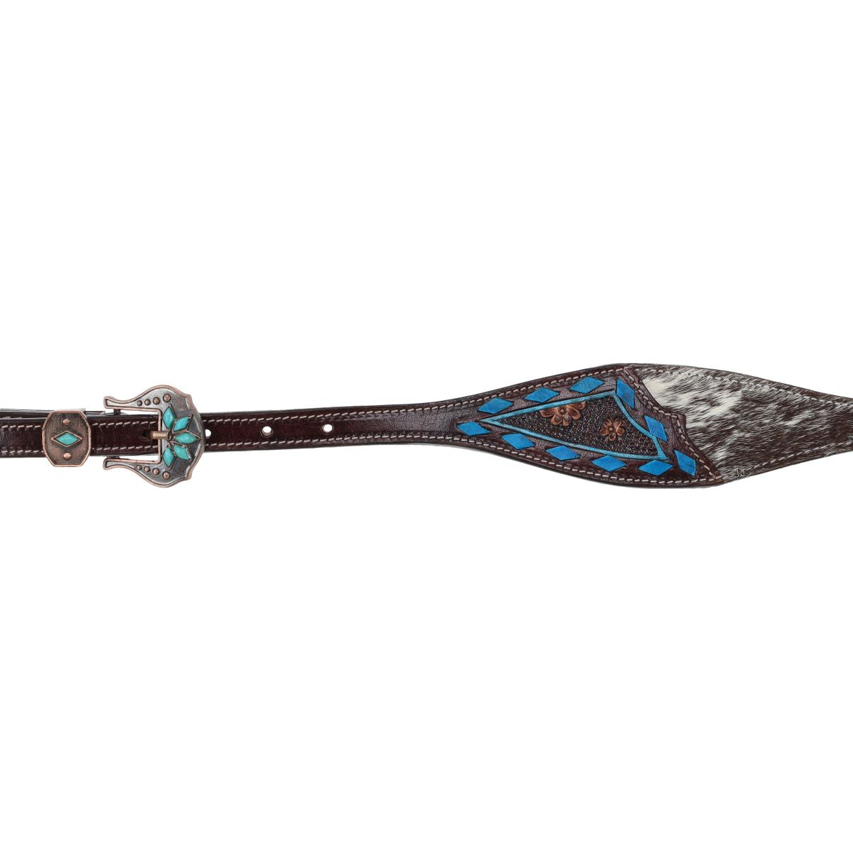 Showman Copper Hide Classics Wither Strap
