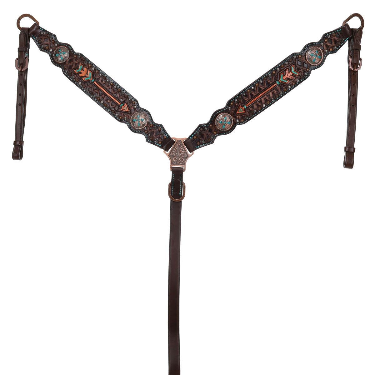 Limited Edition Timber Arrow 1 Ear Headstall Breastcollar