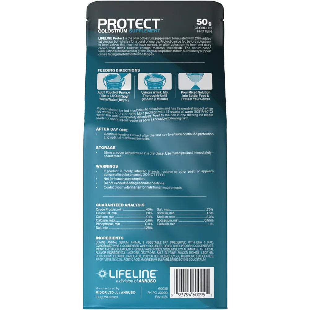 LIFELINE Protect Colostrum Supplement for Calves
