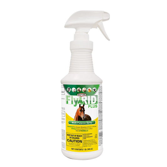 FlyRID Plus Multi-Purpose Fly Spray Horses Dogs Livestock