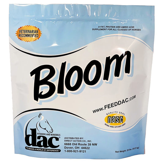 dac Bloom Coat, Skin and Weight Gain Horse Supplement 20 lb