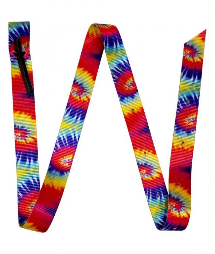 Tie Dye Nylon Saddle Tie Strap