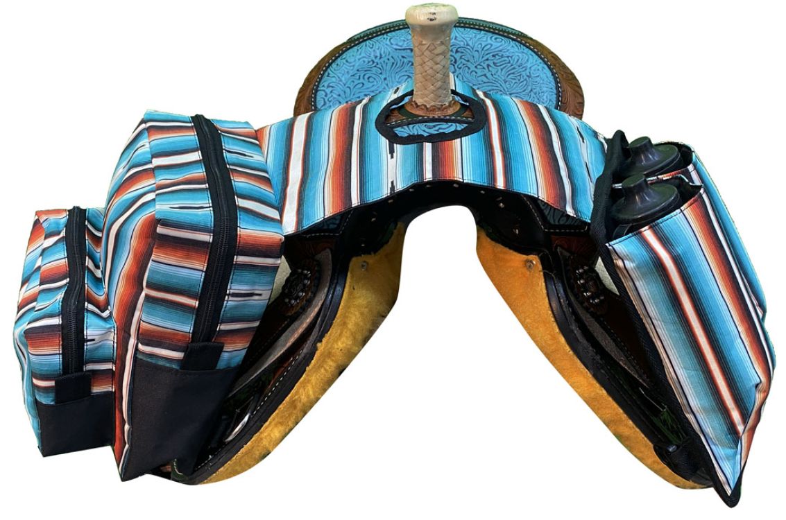 Showman Serape Print Nylon Horn Bag