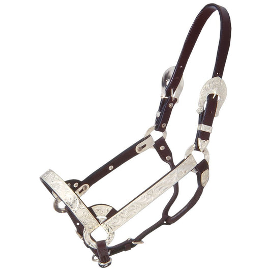 ROYAL KING DELUXE SILVER SHOW HALTER - MEDIUM MINI