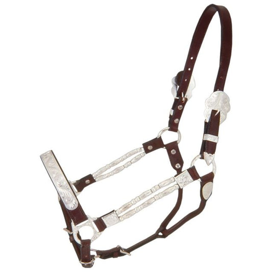 Tough1 Silver Ferrules Show Halter