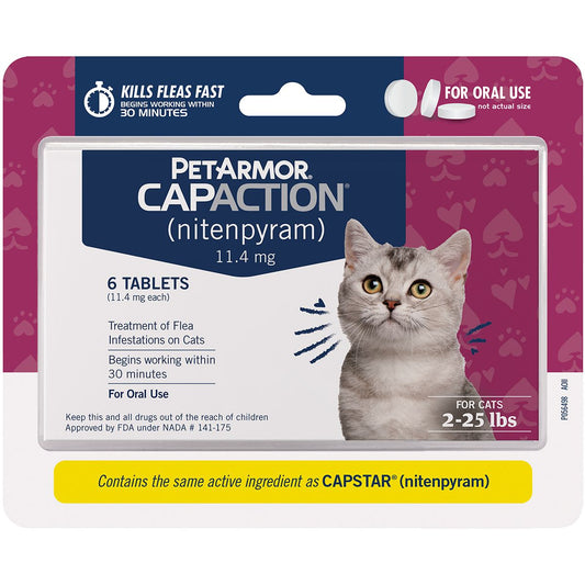 CapAction Flea Treatment for Cats