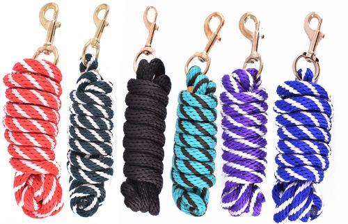 8' Braided Derby Lead Rope w/ Snap