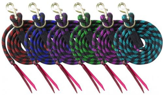 8' Nylon Braided Lead Rope w/ Removable snap