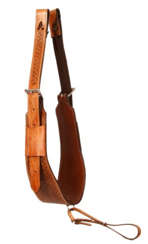 Heavy duty 5" Leather Backrigging Basketweave