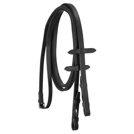 English Reins with Rubber Grip Black or Brown