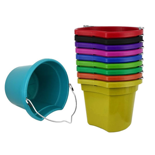 8 Qt. Flat Back Bucket, Color choice