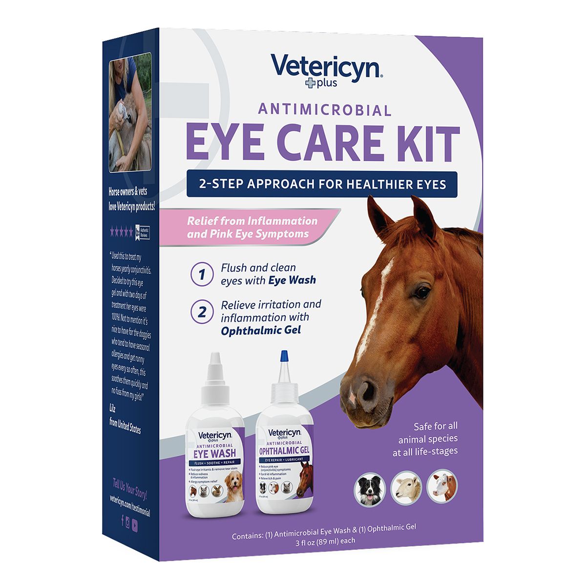 Vetericyn Plus Antimicrobial Eye Care Kit