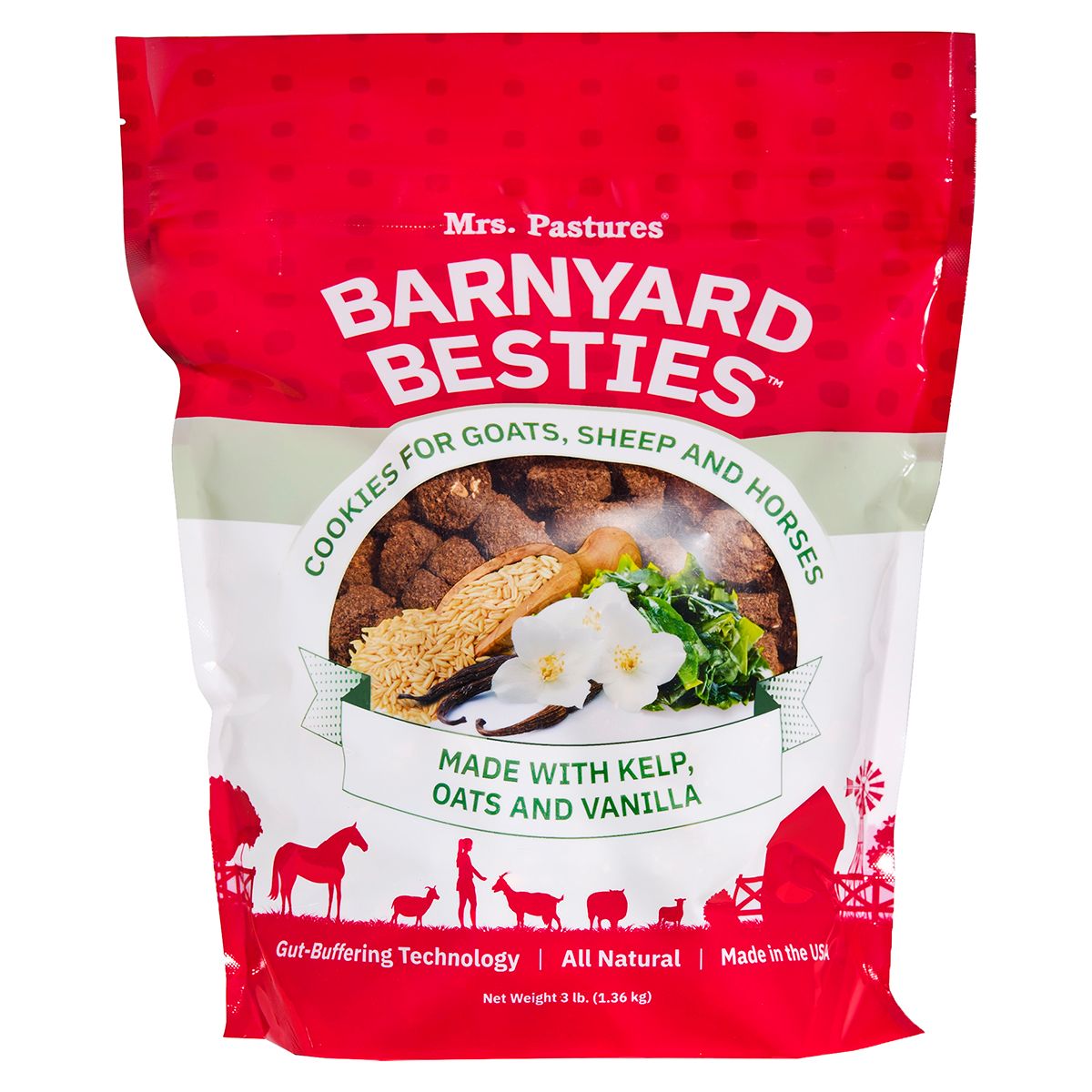 Mrs. Pastures Barnyard Besties Cookies Goats Sheep Horses