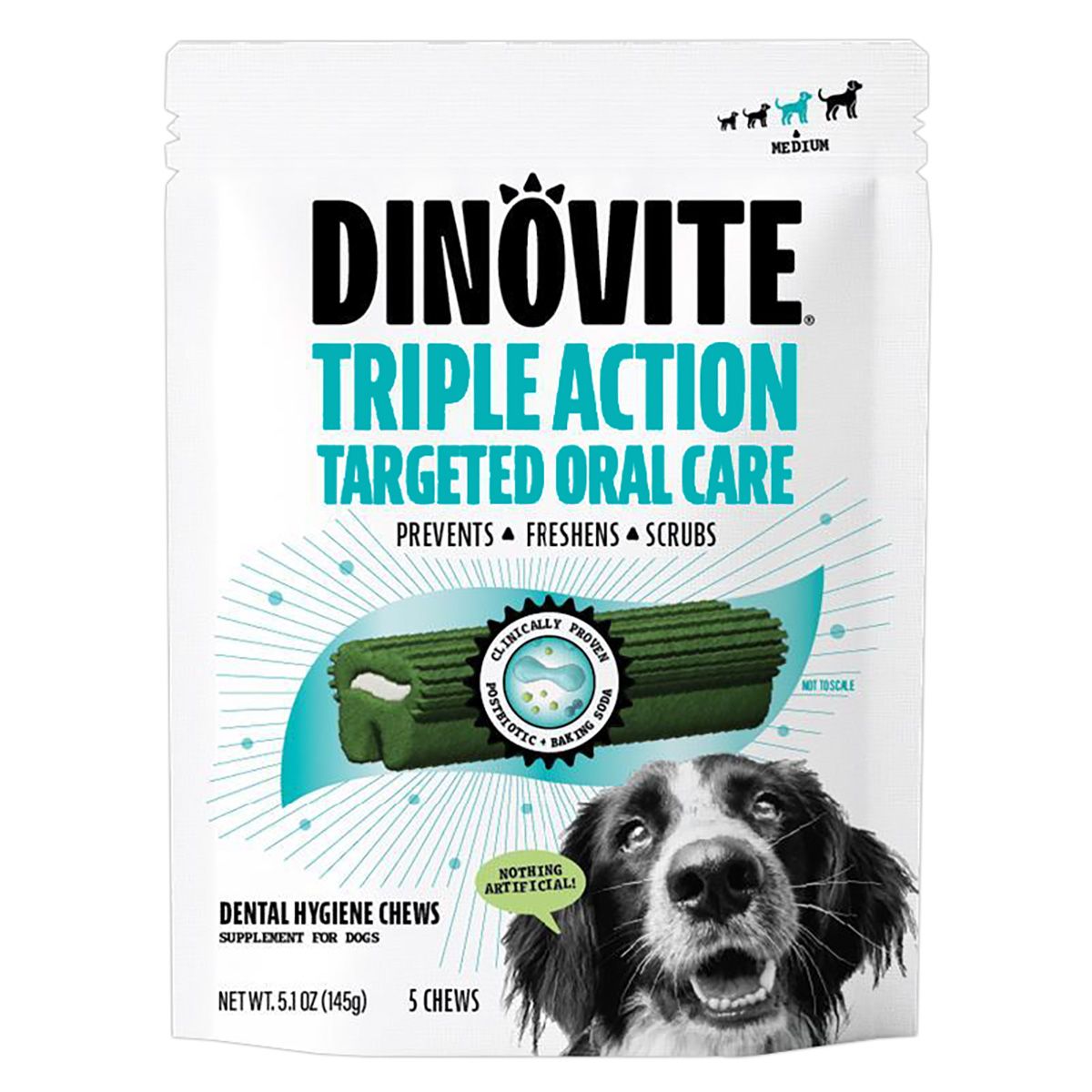 DinoVite Fresh Bites Dental Chews for Dogs