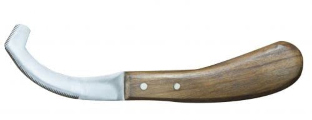 Bot Handle Stainless Steel Bot Knife w/ Wooden Handle – Tack N More