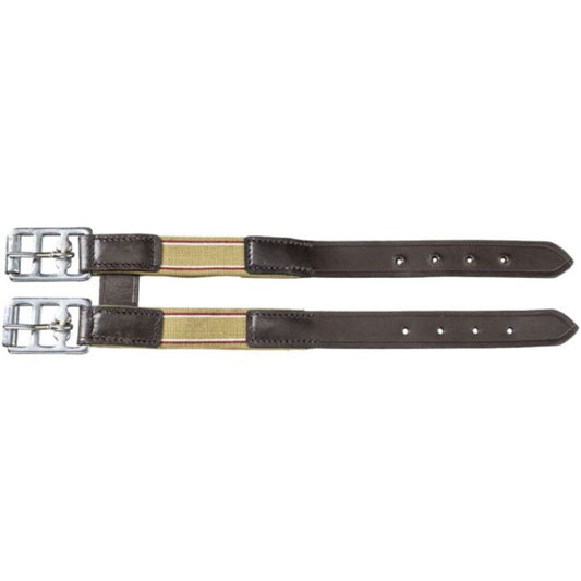 EQUITARE LEATHER GIRTH EXTENDER w/ ELASTIC