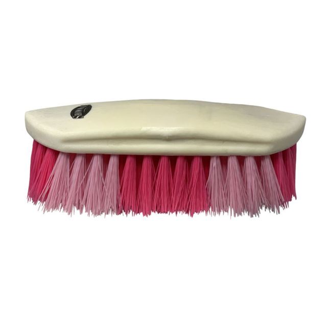 Showman Medium Bristle Body Brush with Plastic Handle