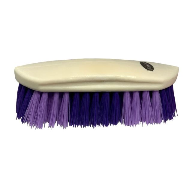 Showman Medium Bristle Body Brush with Plastic Handle