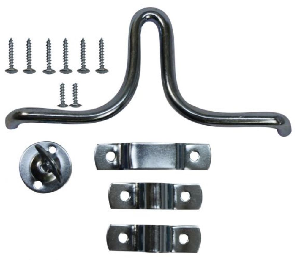 National Hardware V1136 Stall & Gate Latch - Black, Durable Polymer/Metal Latch For Security