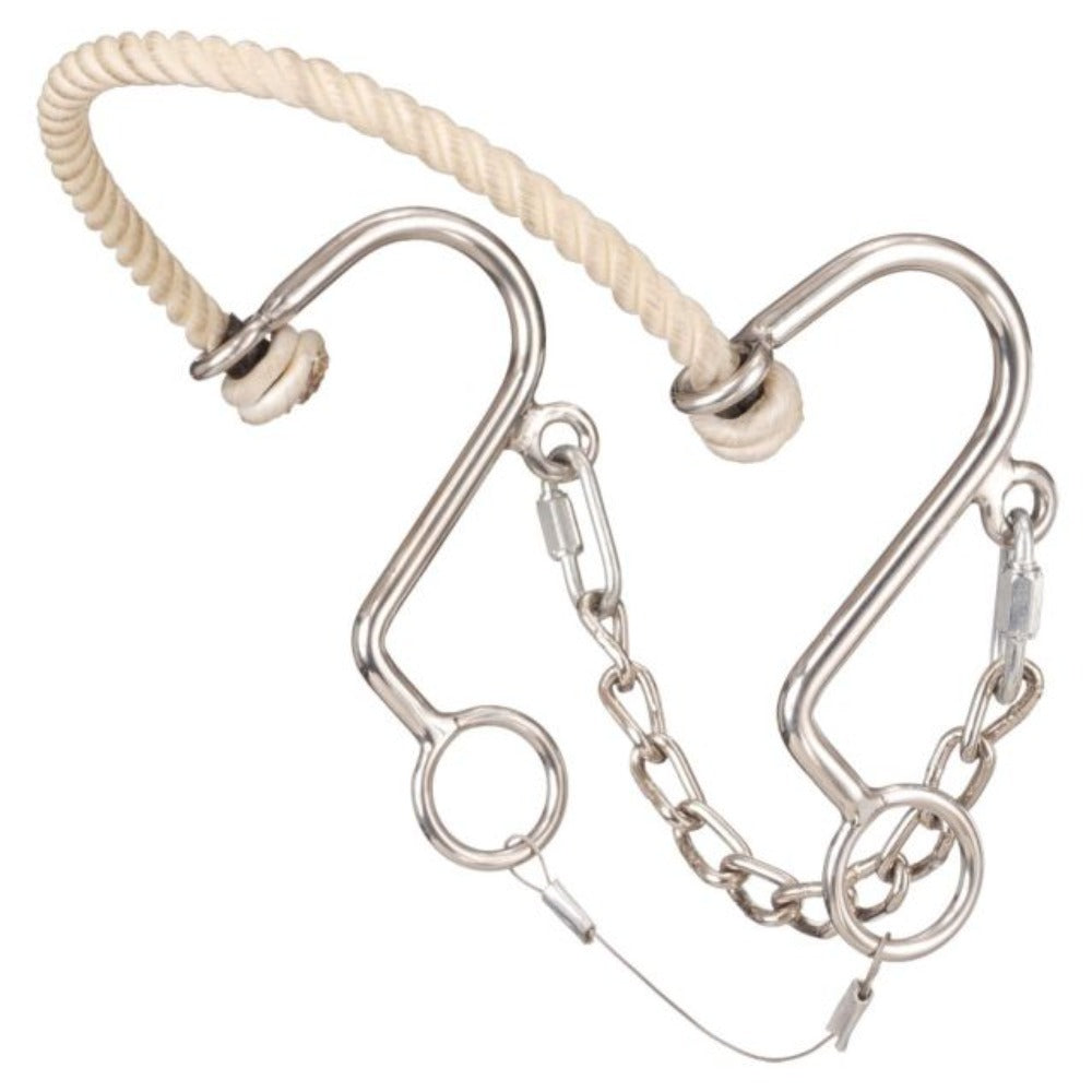 Tough-1 'S' Hackamore w/ Rope nose