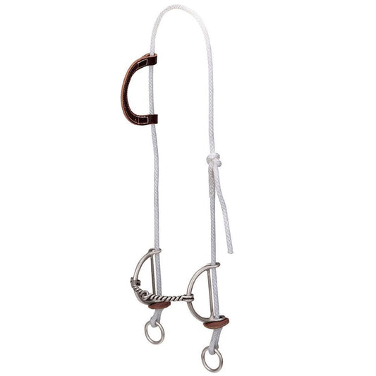 Weaver Gag Bridle with Twisted Wire Mouth Slide Bit