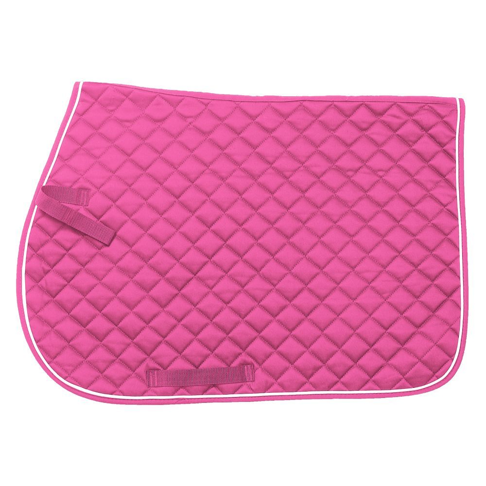 EquiRoyal Sq Quilted Cotton English Saddle Pad Color Choice