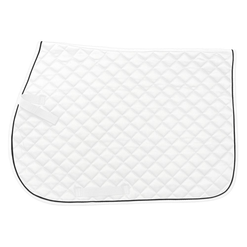 EquiRoyal Sq Quilted Cotton English Saddle Pad Color Choice