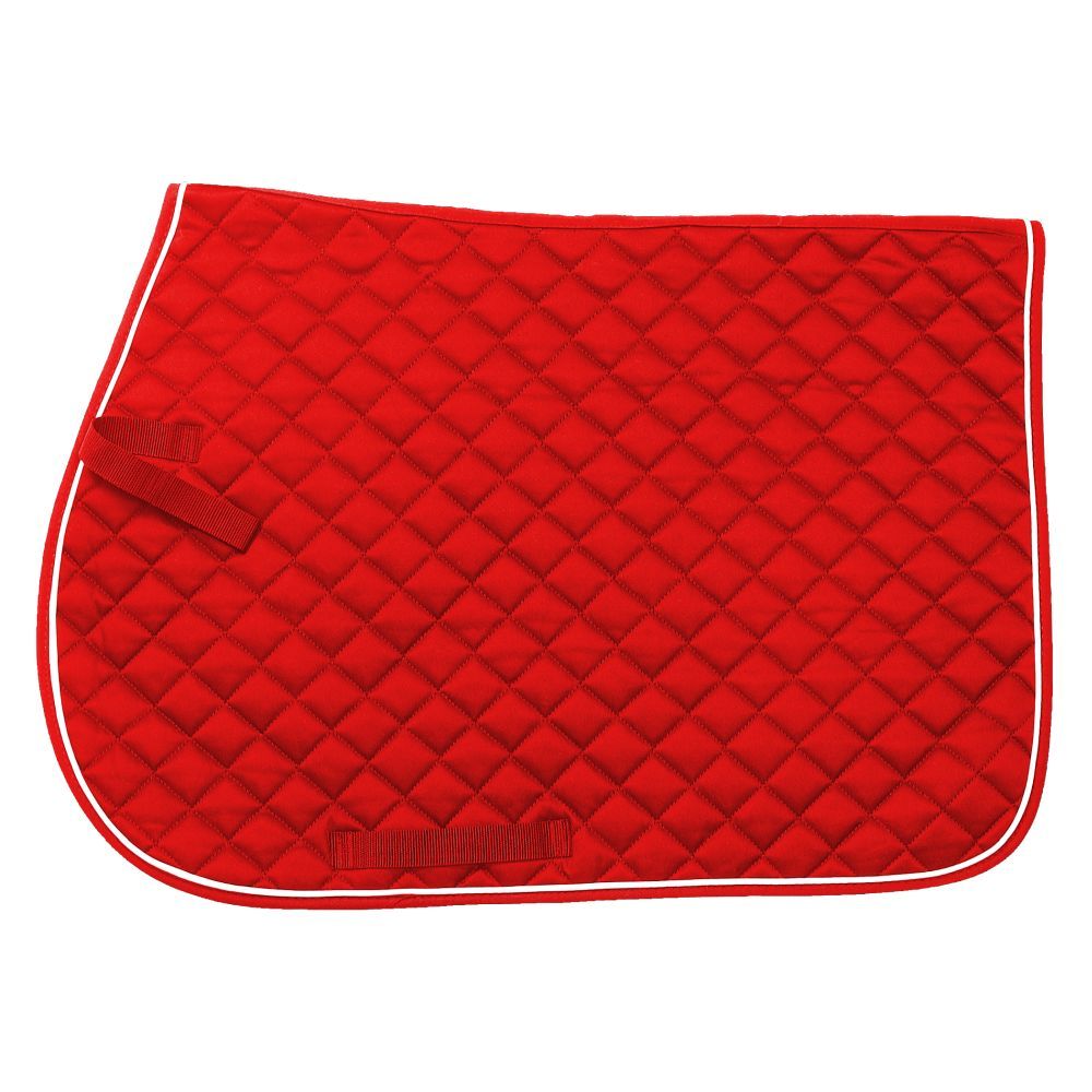 EquiRoyal Sq Quilted Cotton English Saddle Pad Color Choice