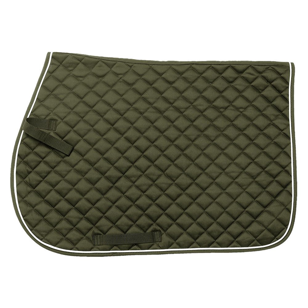 EquiRoyal Sq Quilted Cotton English Saddle Pad Color Choice