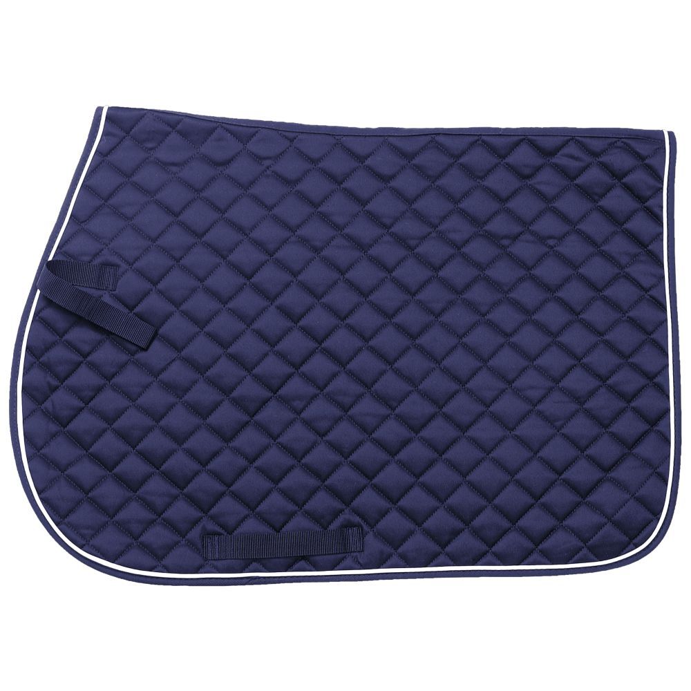 EquiRoyal Sq Quilted Cotton English Saddle Pad Color Choice