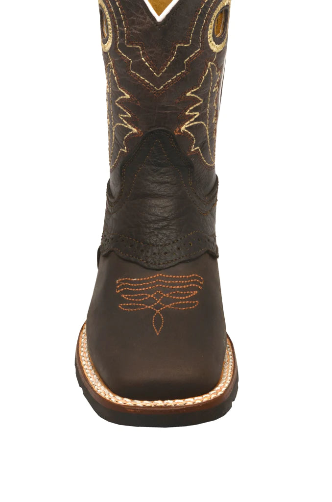 Youth size Redhawk Mocha Western Boots