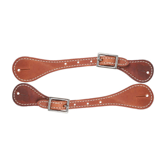 Youth Oiled Harness Leather Spur Strap