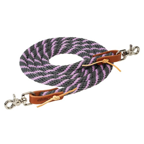 8' Poly Roper Reins with Scissor Snap