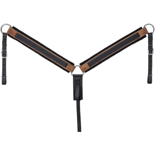 Tough1 Premium Hybrid Breast collar Black