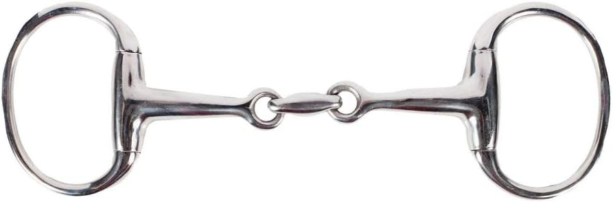 HORZE Lozenge Link Eggbutt Snaffle Bit - 4 1/2