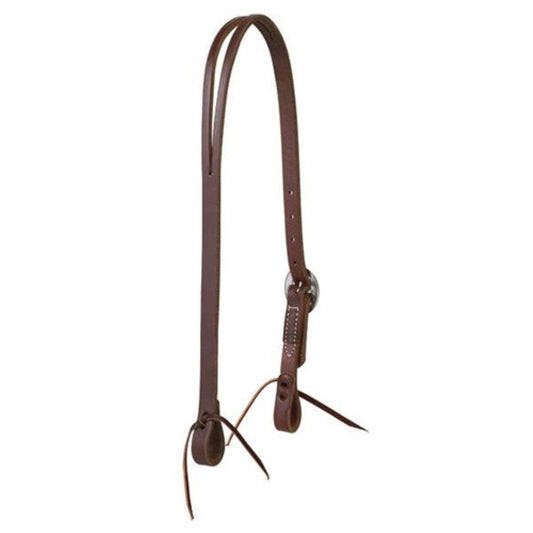 Working Tack Split Ear Headstall, 3/4", Stainless
