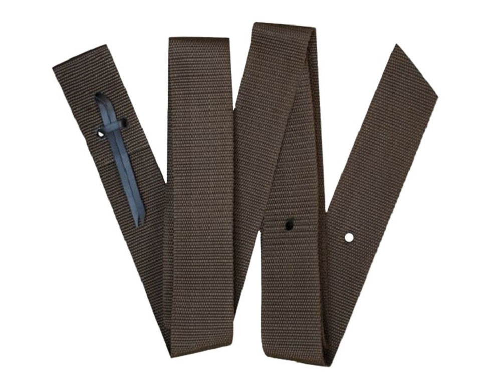 6' x 1.75" Showman Nylon Tie Strap, Black or Brown