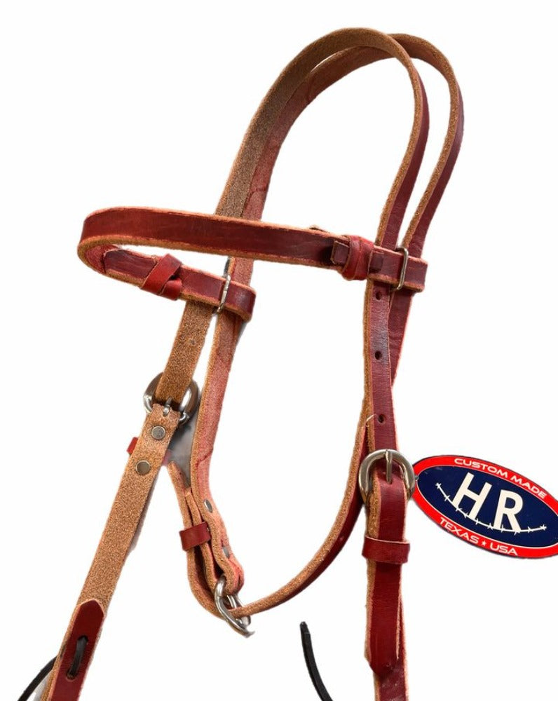 HR Saddlery Single Ply Pony Headstall