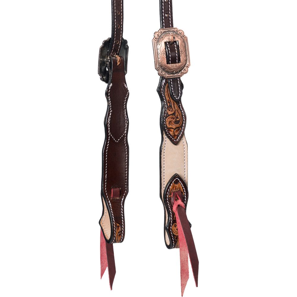 Tough1 Deadwood Browband Leather Headstall