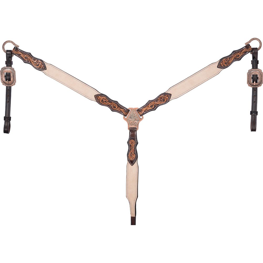 Tough1 Deadwood Leather  Breastcollar